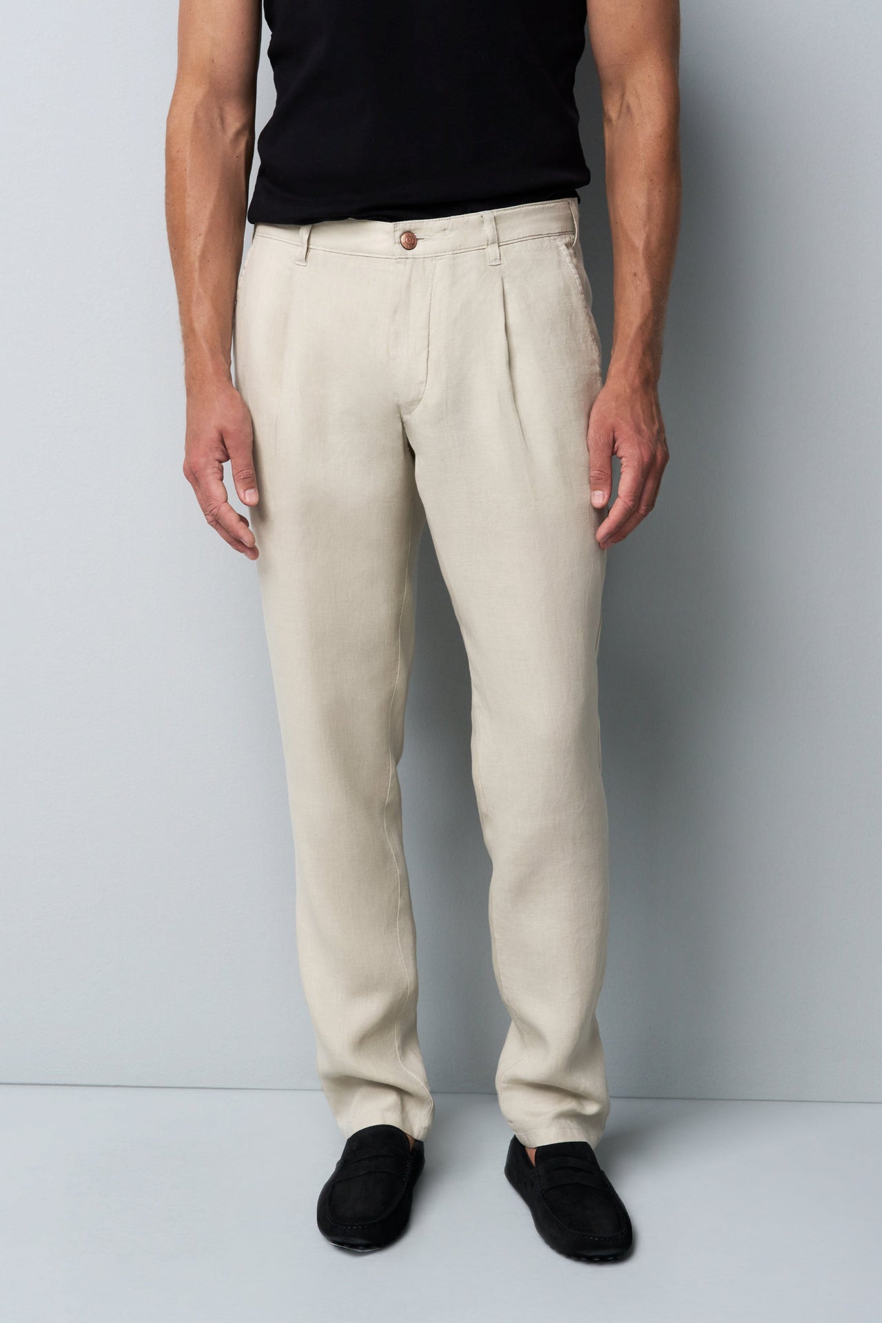 PLEAT 1-6185 PURE LINEN