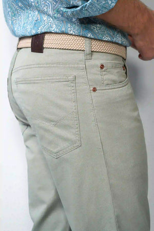 FIVE 1-6075 FIVE-POCKET TROUSERS WITH A MICRO PRINT