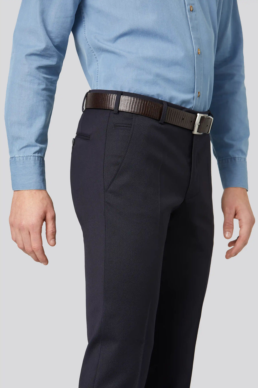 Roma 9-303 CHINOS MADE FROM VIRGIN WOOL TWILL