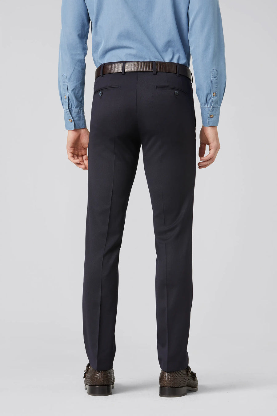 Roma 9-303 CHINOS MADE FROM VIRGIN WOOL TWILL