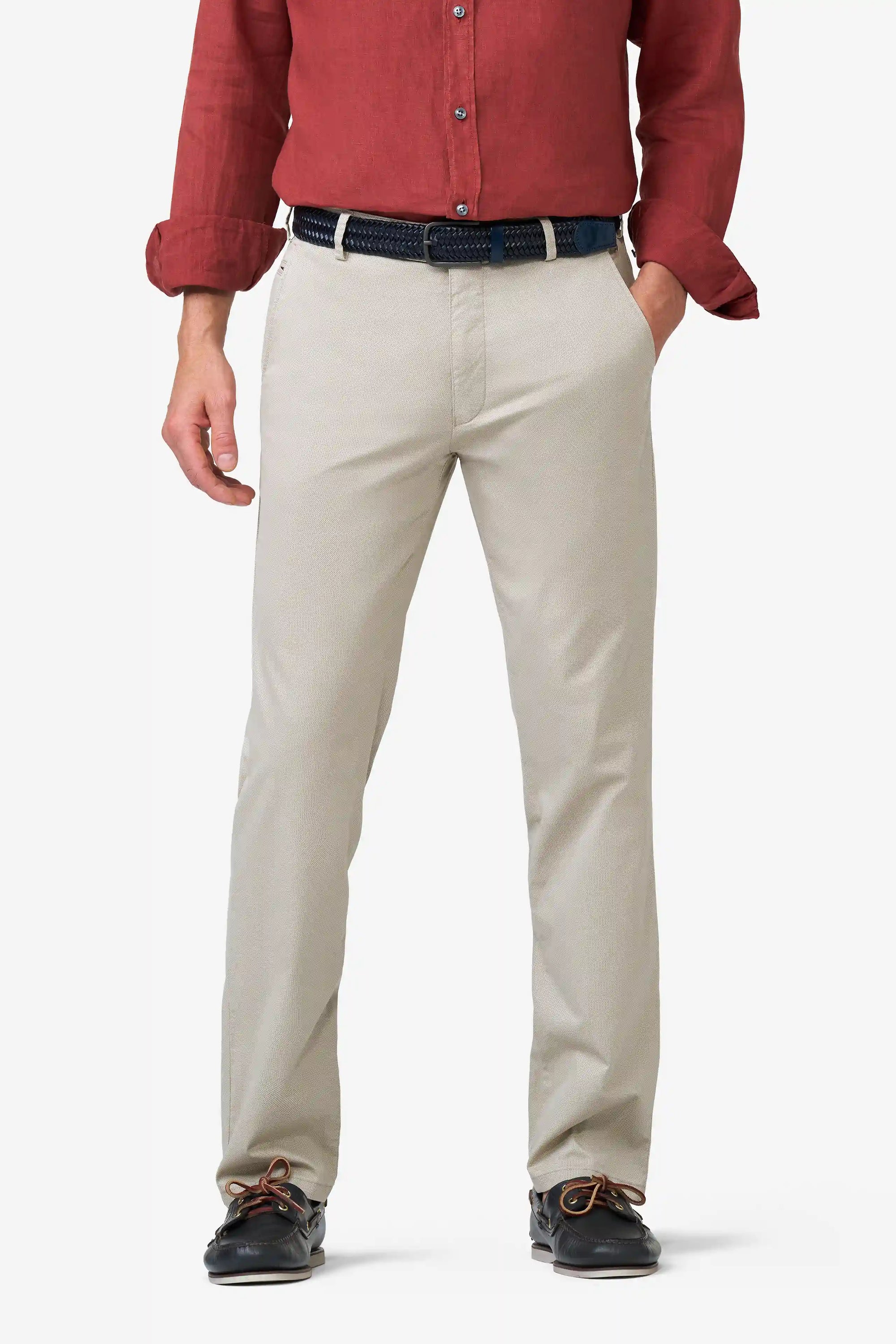 Bonn 1-5075 CHINOS WITH A MICRO PRINT