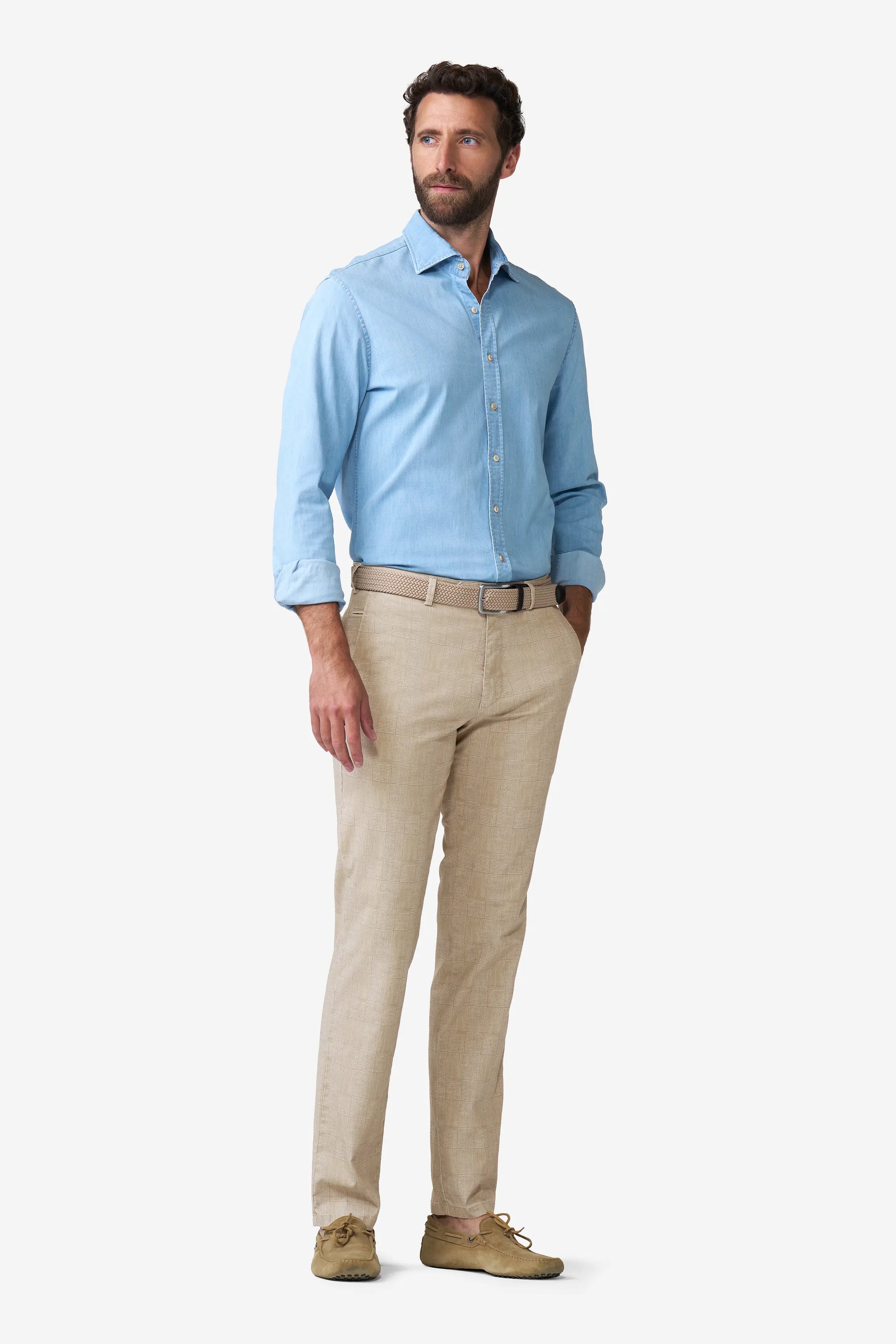 Bonn 1-5078 CHECK CHINOS