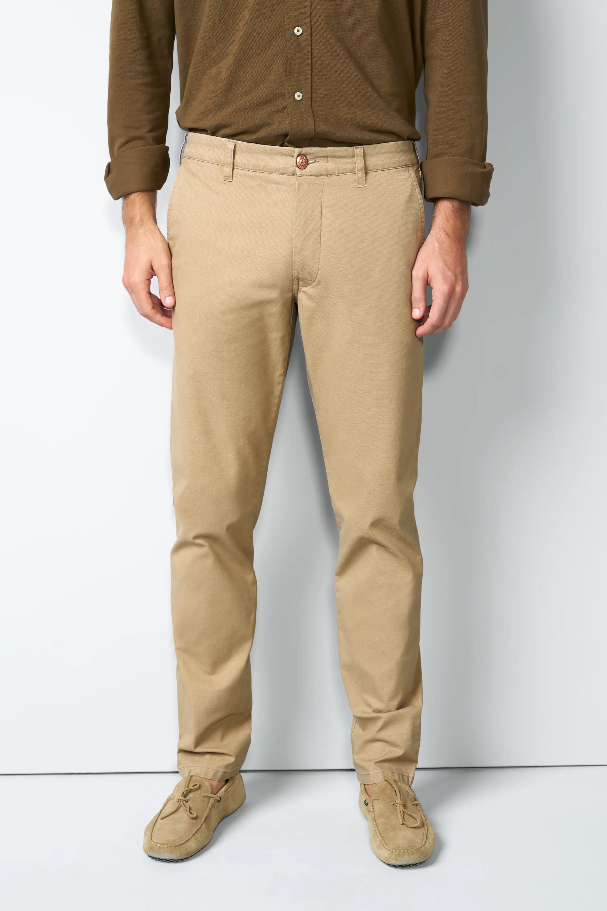 MOVE 1-6025 CHINOS WITH A STRETCH WAISTBAND