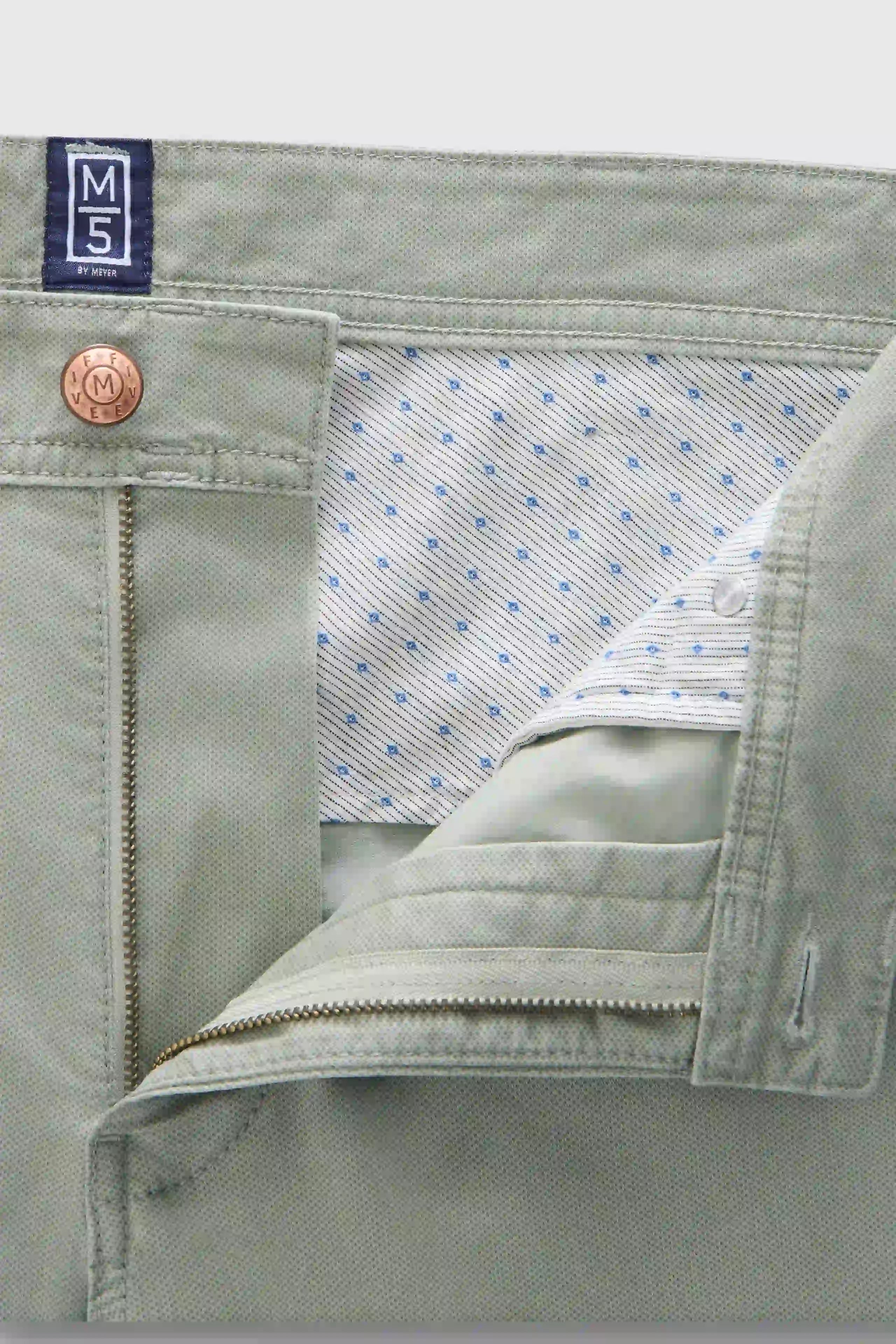 FIVE 1-6075 FIVE-POCKET TROUSERS WITH A MICRO PRINT