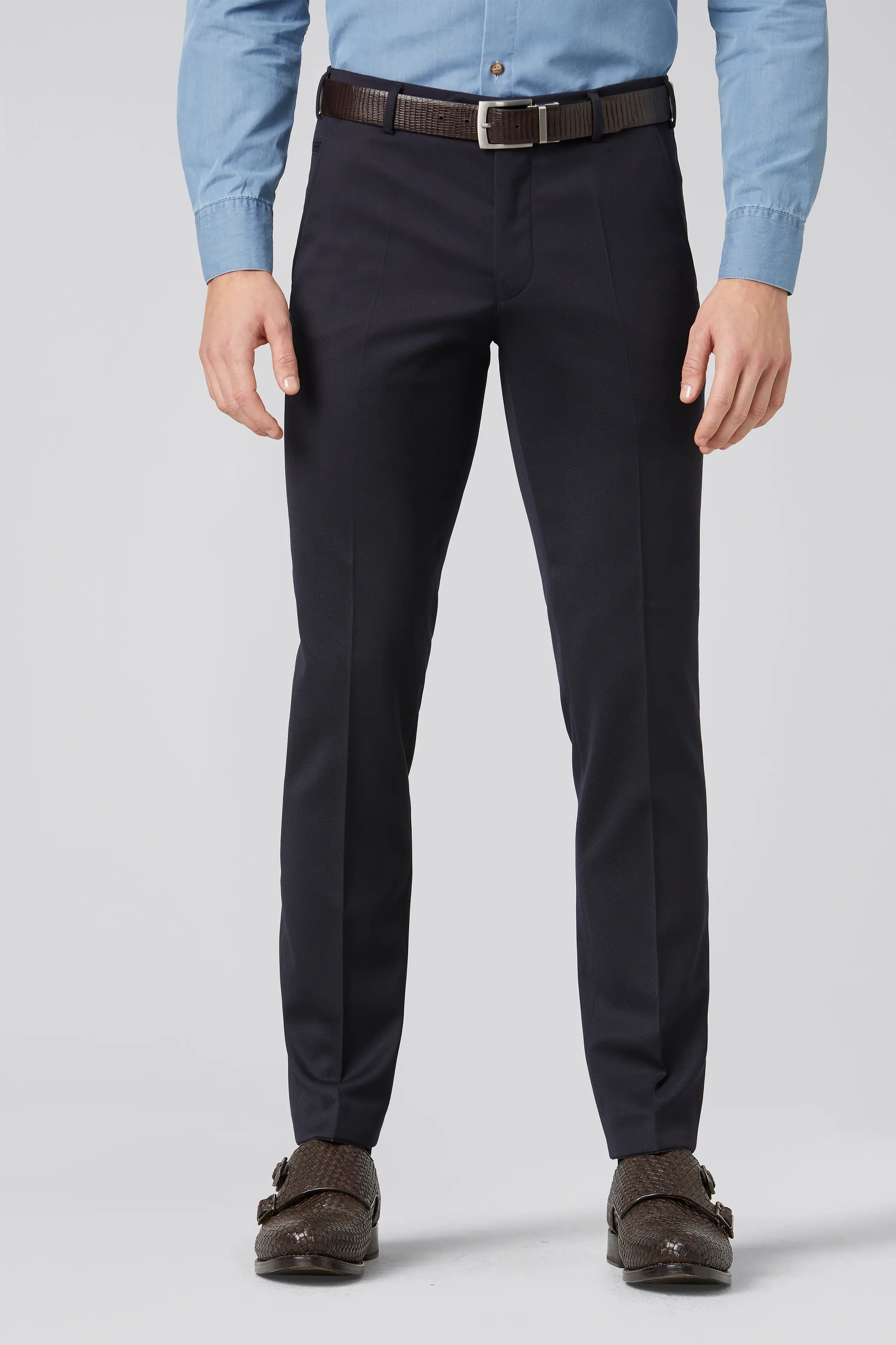 Roma 9-303 CHINOS MADE FROM VIRGIN WOOL TWILL