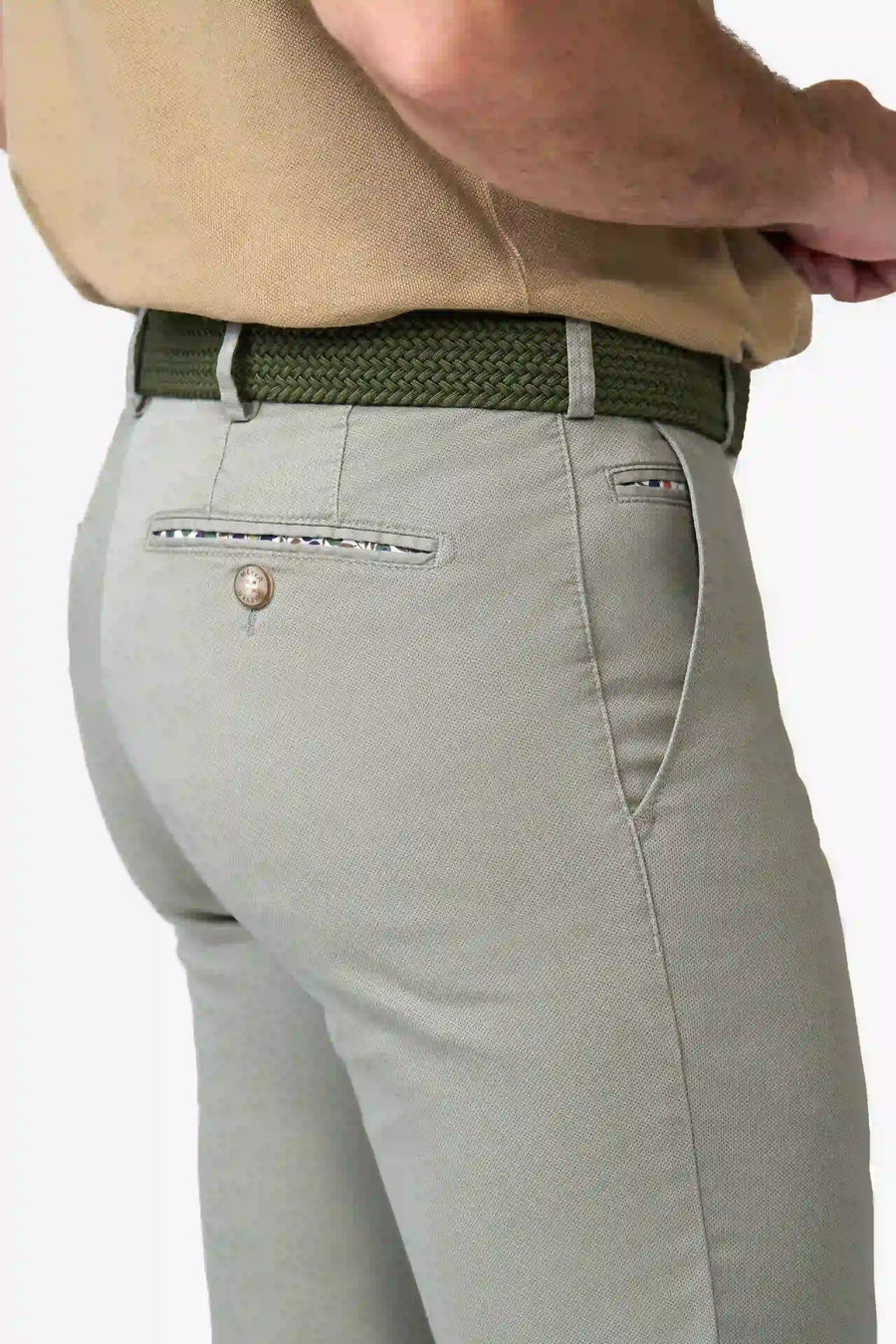 Bonn 1-5075 CHINOS WITH A MICRO PRINT