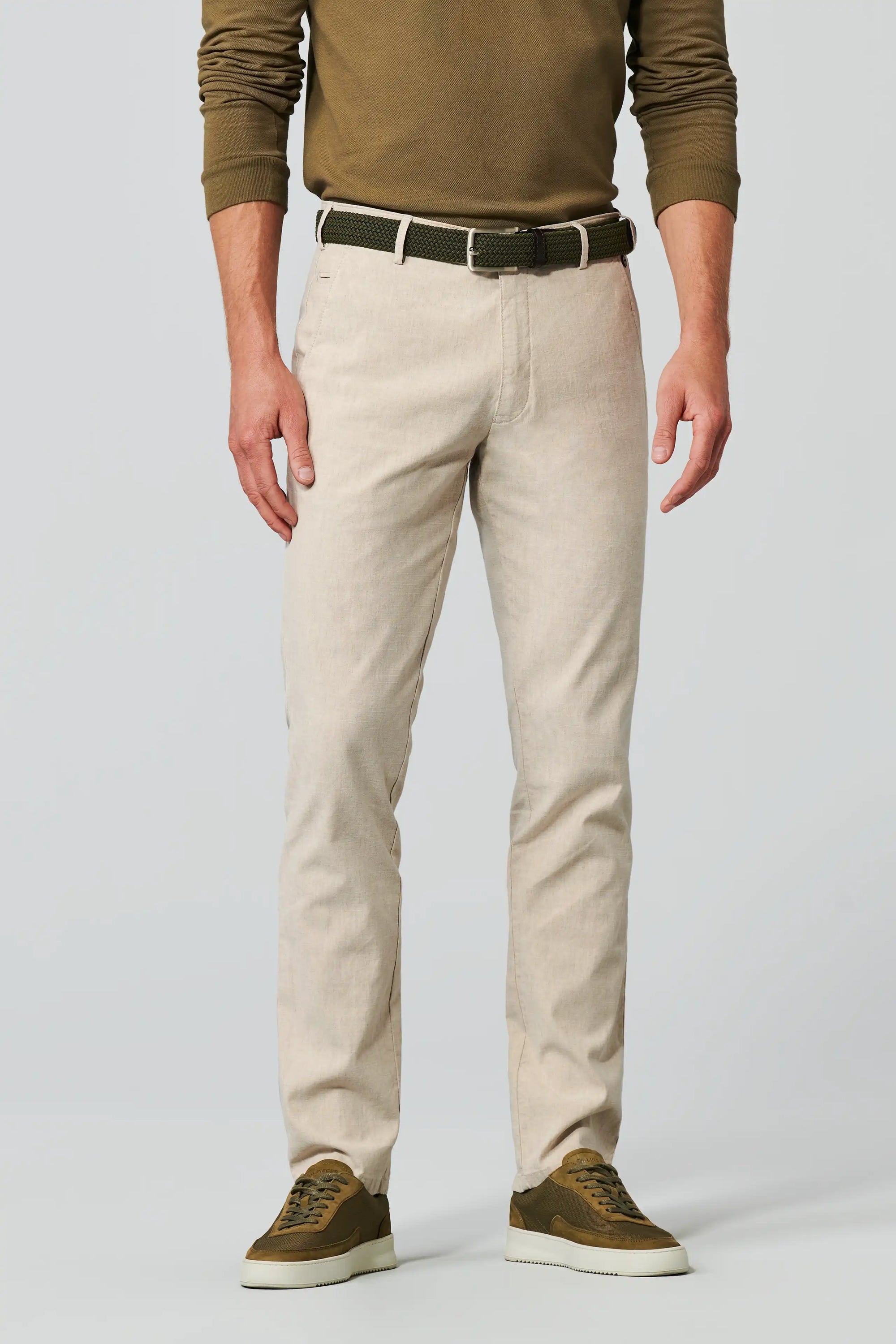 Roma 1-3020 COTTON/LINEN CHINOS