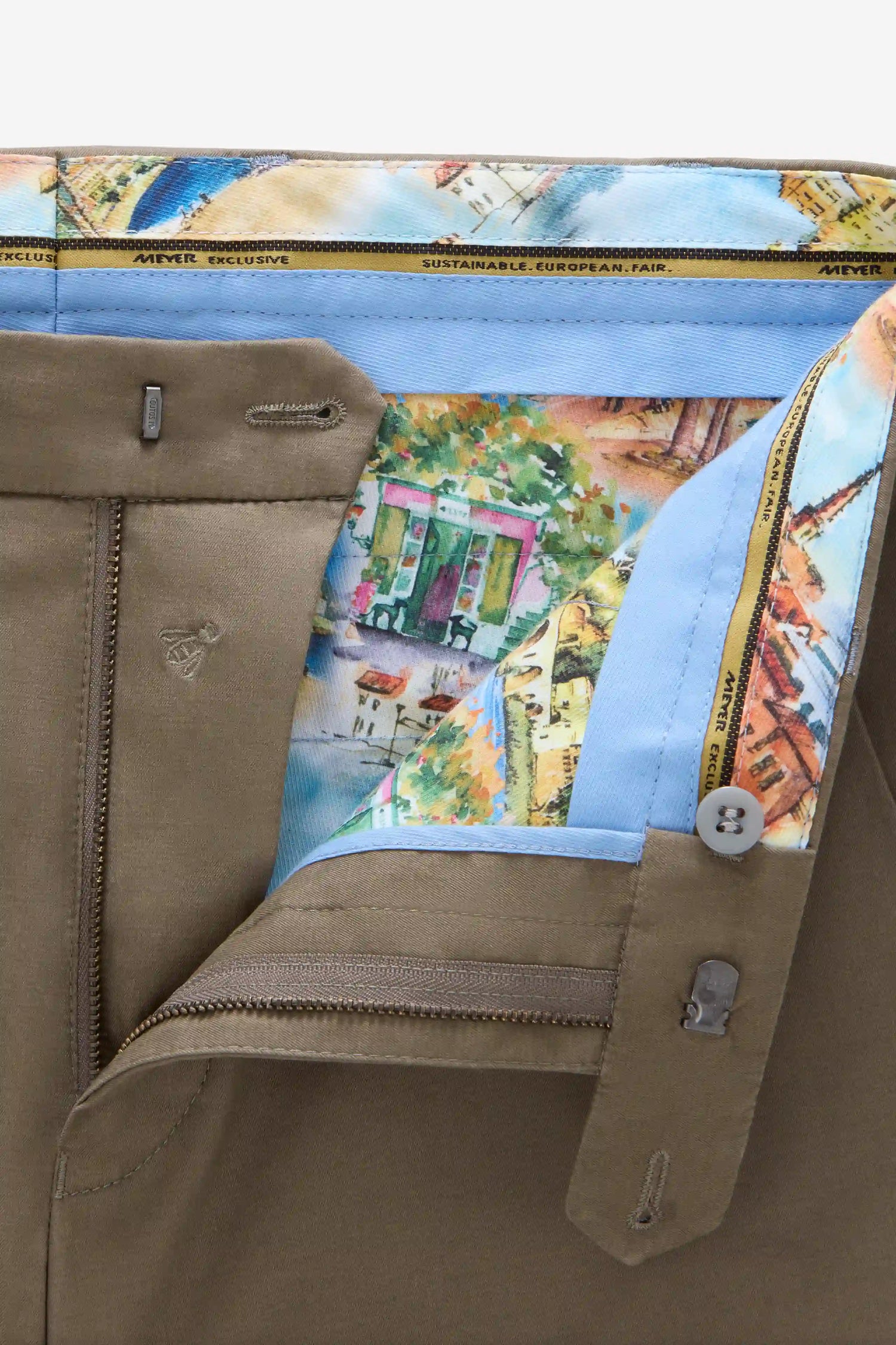 Bonn 1-8142 COTTON/SILK CHINOS